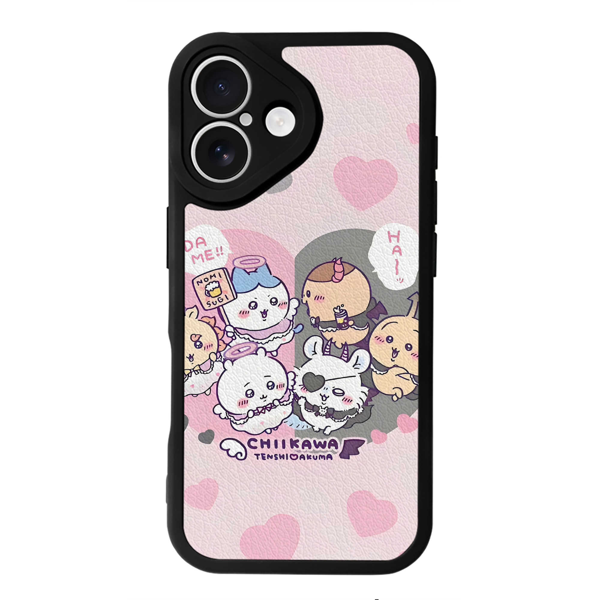 （画像用） ちいかわ Chii-kawa 【iPhone 16シリーズ対応】シリコンスマホケース（レザー調） 材質：シリコン